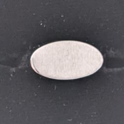 10K White Gold Size 4 1/2 Signet Ring