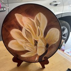 Decorative Floral Plate
