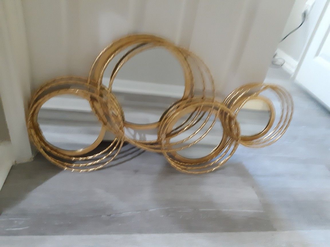 EXTRALARGE Brass Mirror Decor