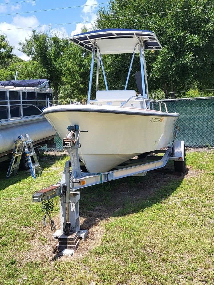 1989 Proline 21 ft Open Fisherman With 1991 Suzuki 115HP 2-Stroke Engine