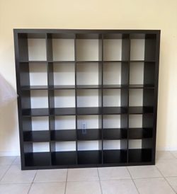 Ikea KALLAX Shelf unit, black-brown