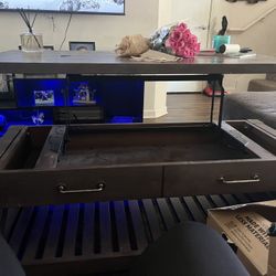 Wood Coffee Table With Storage 