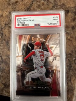 2022 Select Shohei Ohtani Sparks #SP4 PSA 9