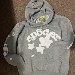 Spider R hoodie Grey