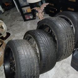  19" 5 Lug Foose  Rim With Brand New Tires