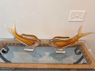 Glass fish art
