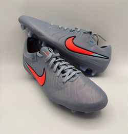 New Nike Tiempo Legend 10 Pro FG Soccer Cleats Gray Mens Size 10