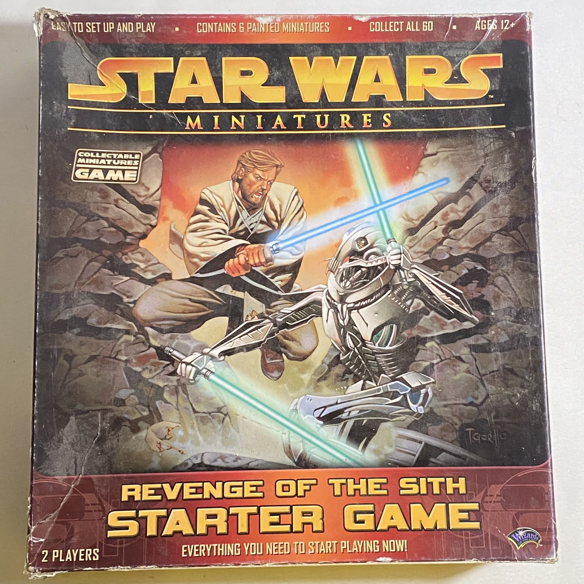 Star Wars Miniatures Revenge of the Sith Starter Game Wizards Used
