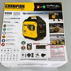 NEW! Champion 4500/3250-Watt Gasoline/Propane Dual Fuel Inverter