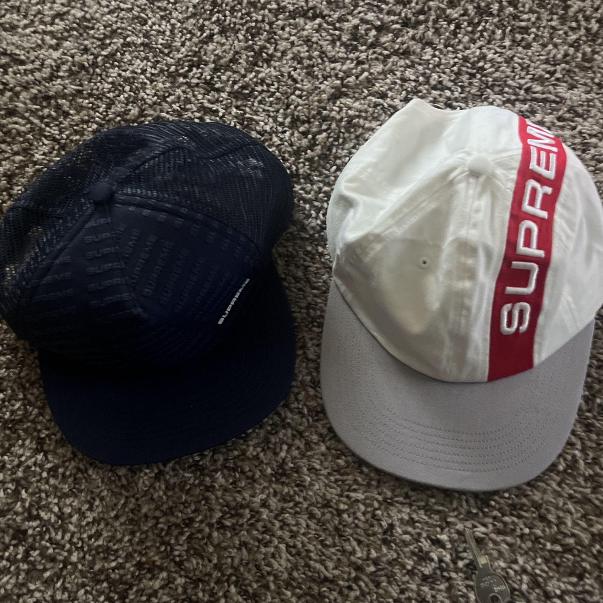 Supreme Hats $60 Each Or Both For $90
