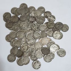 Lot Of (86) Part Date Buffalo Nickels All From The 1920’s All With Mint Marks