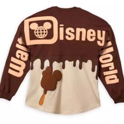 Disney World Spirit Jersey Mickey Mouse Ice Cream Bar Scented Long Sleeve XS