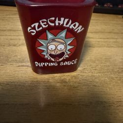 Rick And Morty Szechuan Sauce Shot Glass 