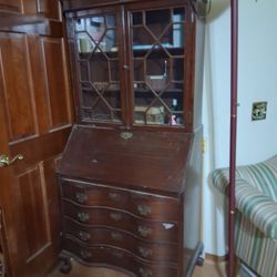 Antique Original Stamp Bookshelf Bureaucrat