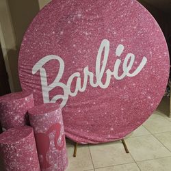 Barbie Backdrop Theme