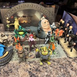 Star Wars POTF Jabba’s Palace figures plus extra’s
