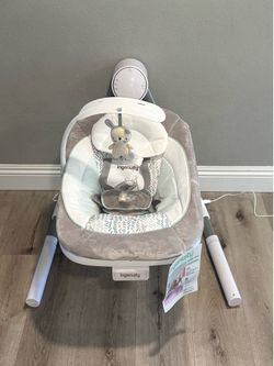 Ingenuity Anyway Sway 5-Speed Multi-Direction Portable Baby Swing