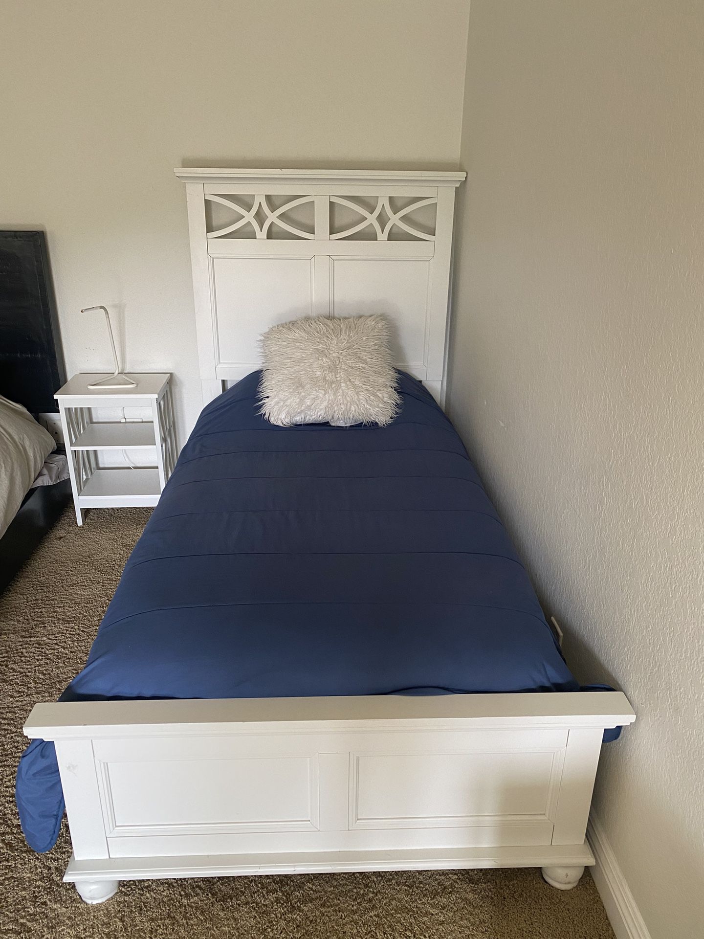 Two Twin White Bed Frames
