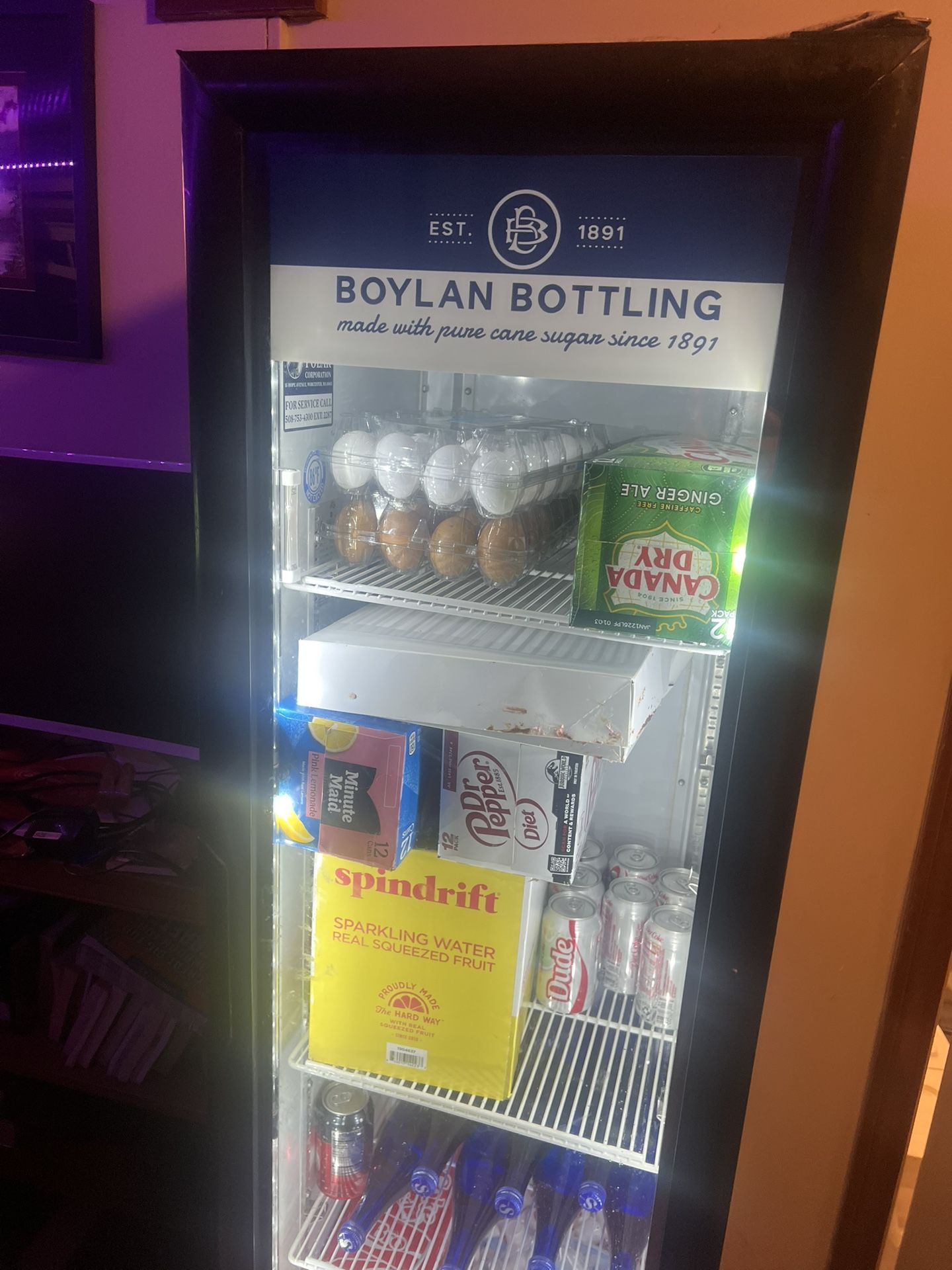 Boylan Bottling Fridge- Used