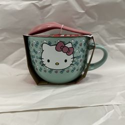 Hello Kitty Bowl And Spoon Set