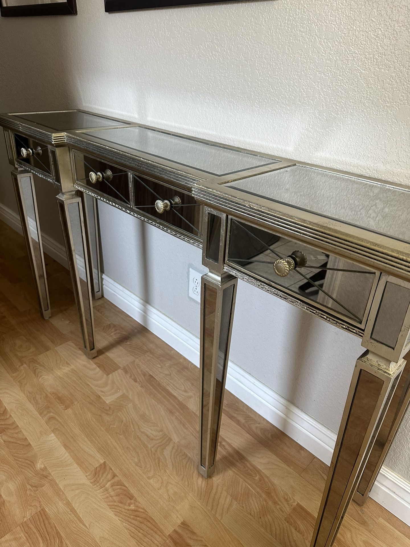 Marias Mirrored Console Table