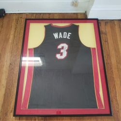 Signed Framed Mami Heat Wade Jersey 250 Jersey Or 800 With Frame