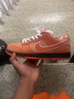 Nike Sb Orange Lobster Dunks With Box Never Worn