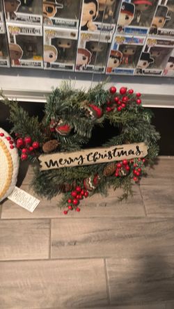 Merry Christmas Decorative Holiday Wreath