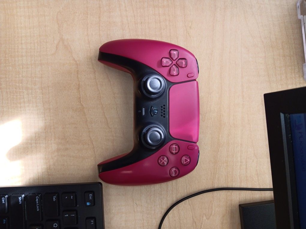 Red playstation 5 controller