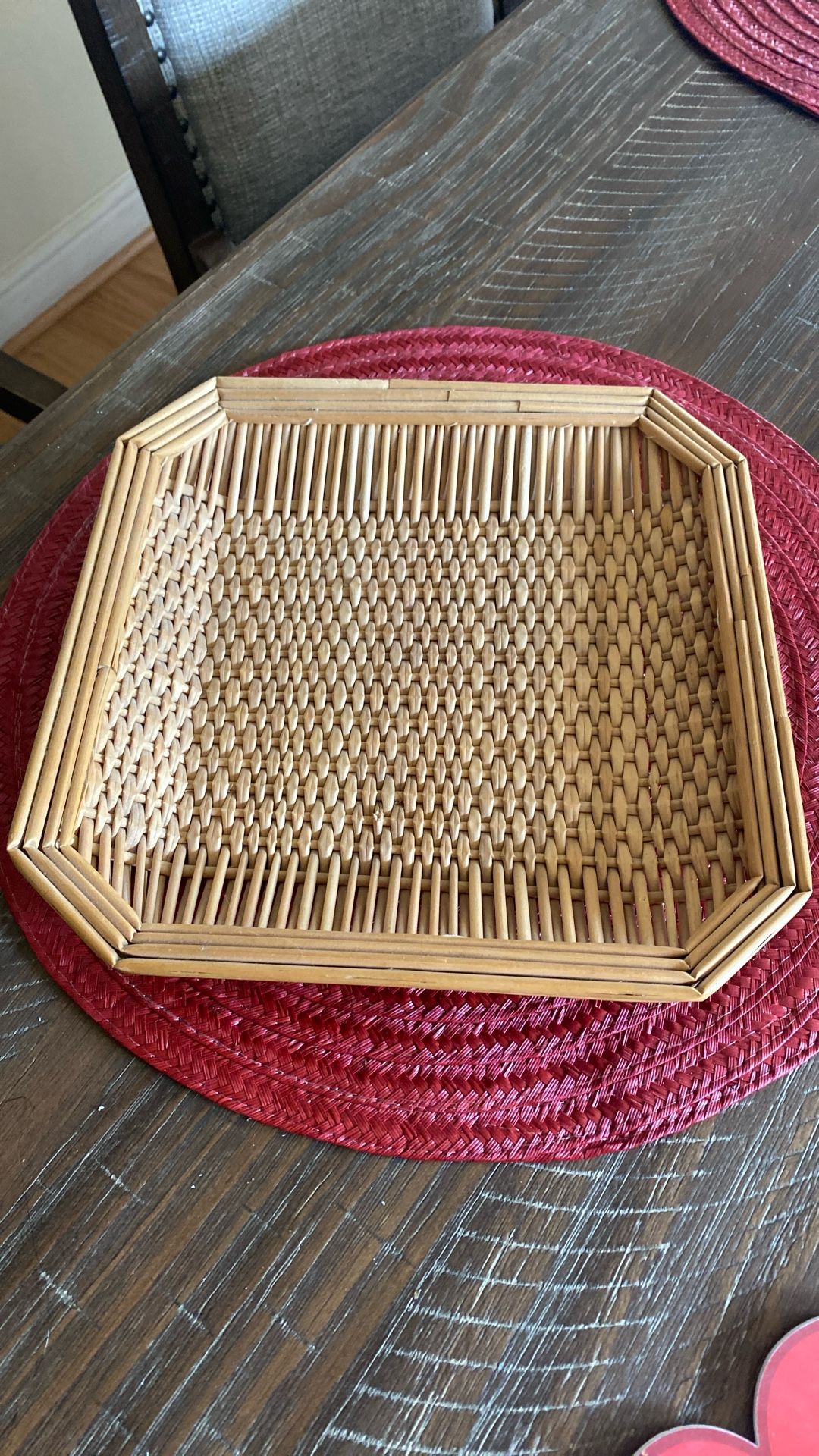 Small Wicker Tray !! Charola Chica