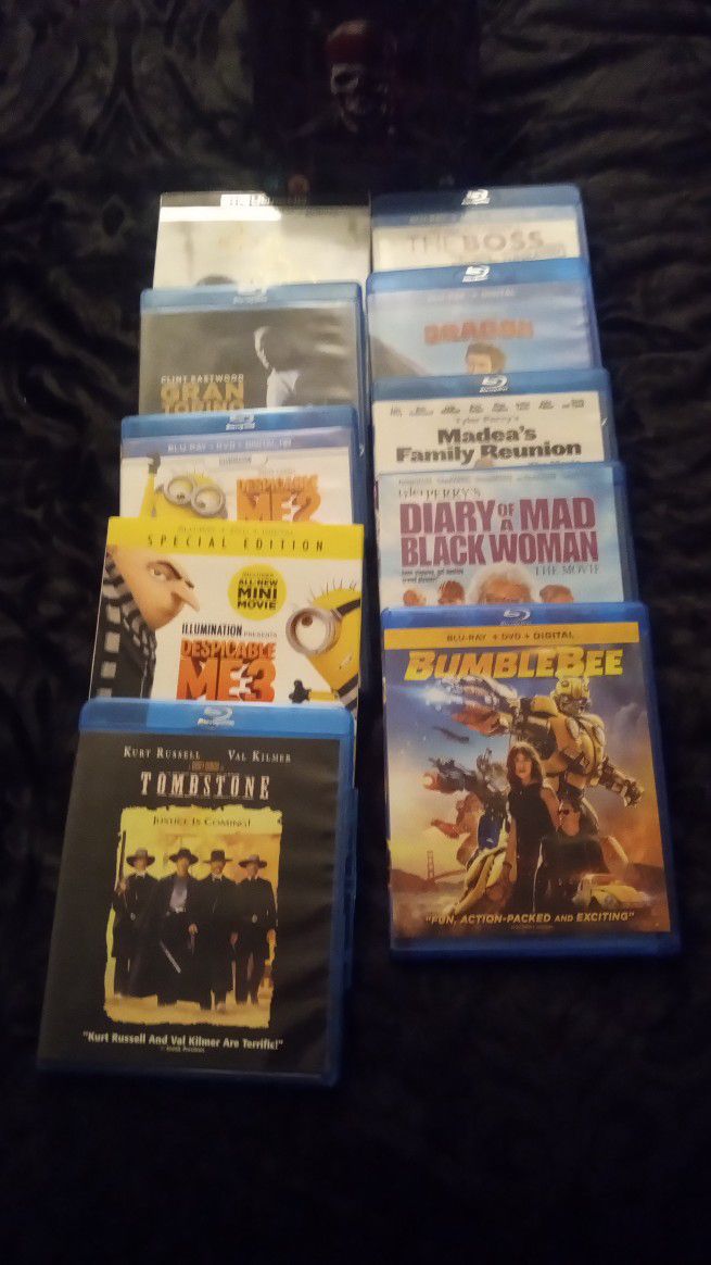 BLU-RAY AND DVD'S