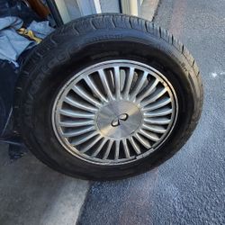 4 tires including rims