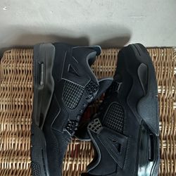 Black Cat Jordan 4- Size 10 (No Box) - Have Receipt