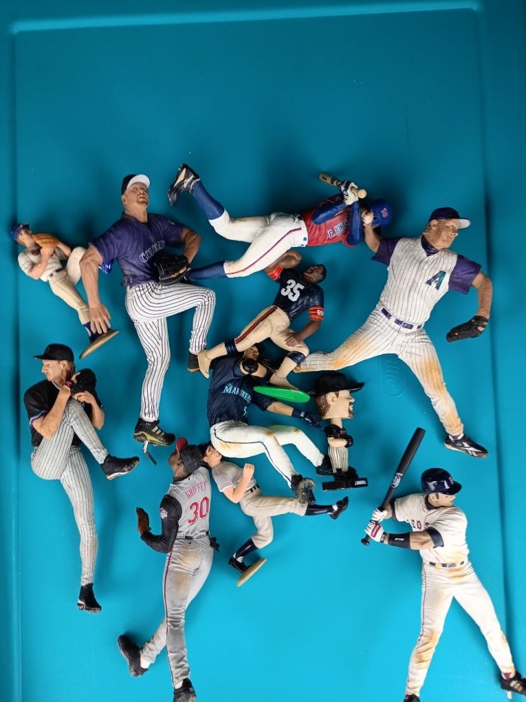 Vintage Baseball Figurines HOF Players