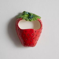 Strawberry Wall Pocket Vase 
