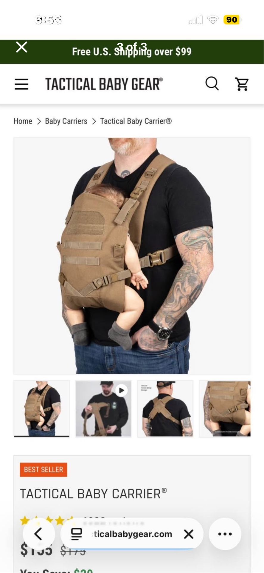 Tactical Baby Gear Carrier