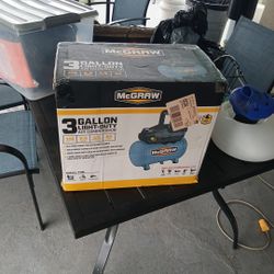 brand new air compressor w/pressure gauge