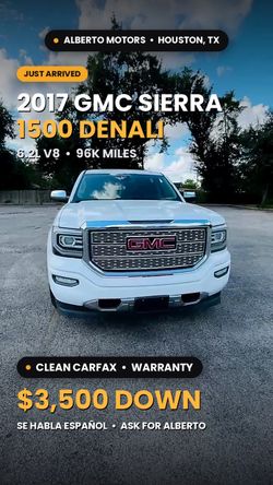 2017 GMC Sierra 1500 Denali 6.2L V8