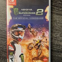 Nintendo Switch Video Game Monster Supercross 2 Dirt Bike Motocross Motorcycle Racing