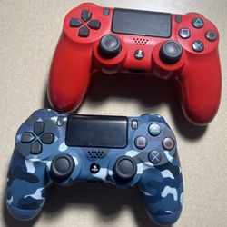 Two PS4 Controllers 