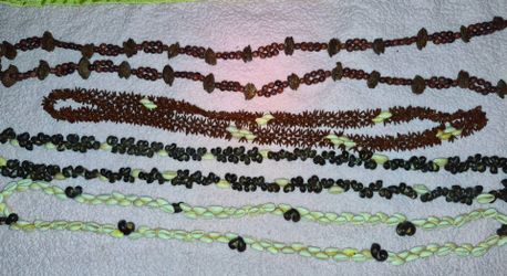 long hawaiian beaded necklaces 20$