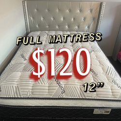 New Full Mattress Only $120