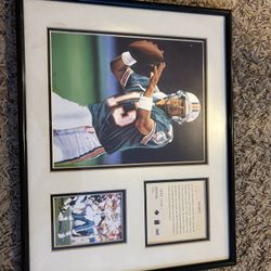 Dan Marino - Framed Sealed Lithograph Limited Edition /12,500 signed by Artist