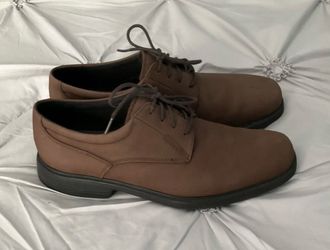 Bostonian Flexlite Men's New Brown Suede Oxford Lace Up Shoes Size 11 M NWOT