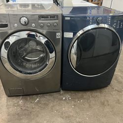 LG Washer And Kenmore Electric Dryer