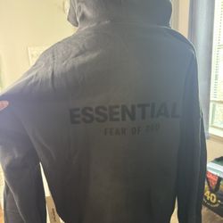 Black Essentials Hoodie