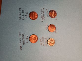 5 Error Pennies