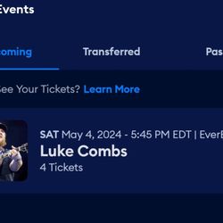 LUKE COMBS TICKETS