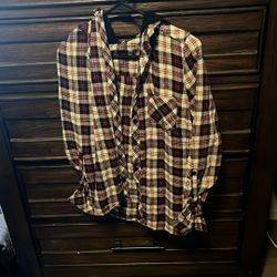 Plaid Long Sleeve With Hood 