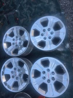 Sierra/ silverado factory 18" aluminum rims